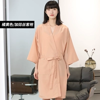 Апельсиновый и желтый скрученный шелк гостевой одежда