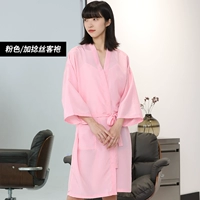 Розовый скрученный шелковый гостевой манти