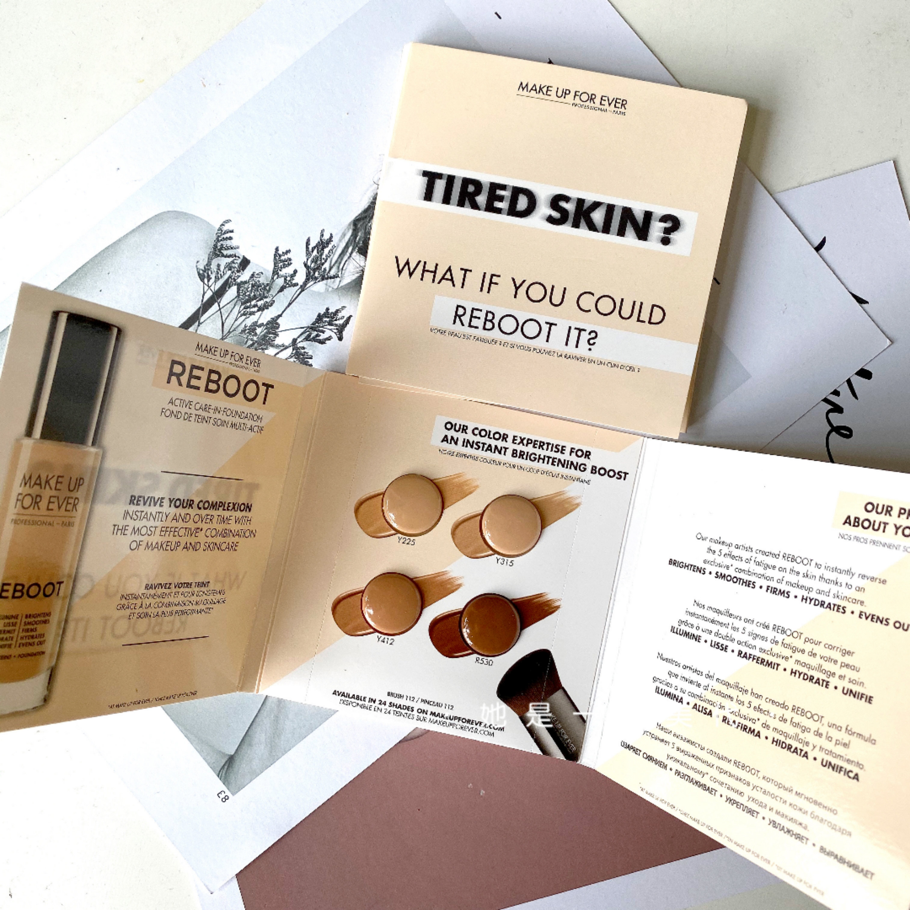 US Buy Make Up for Ever Mei Cofie MUF Staying Late Powder Bottom Liquid Reboot HD HD Try Color Card