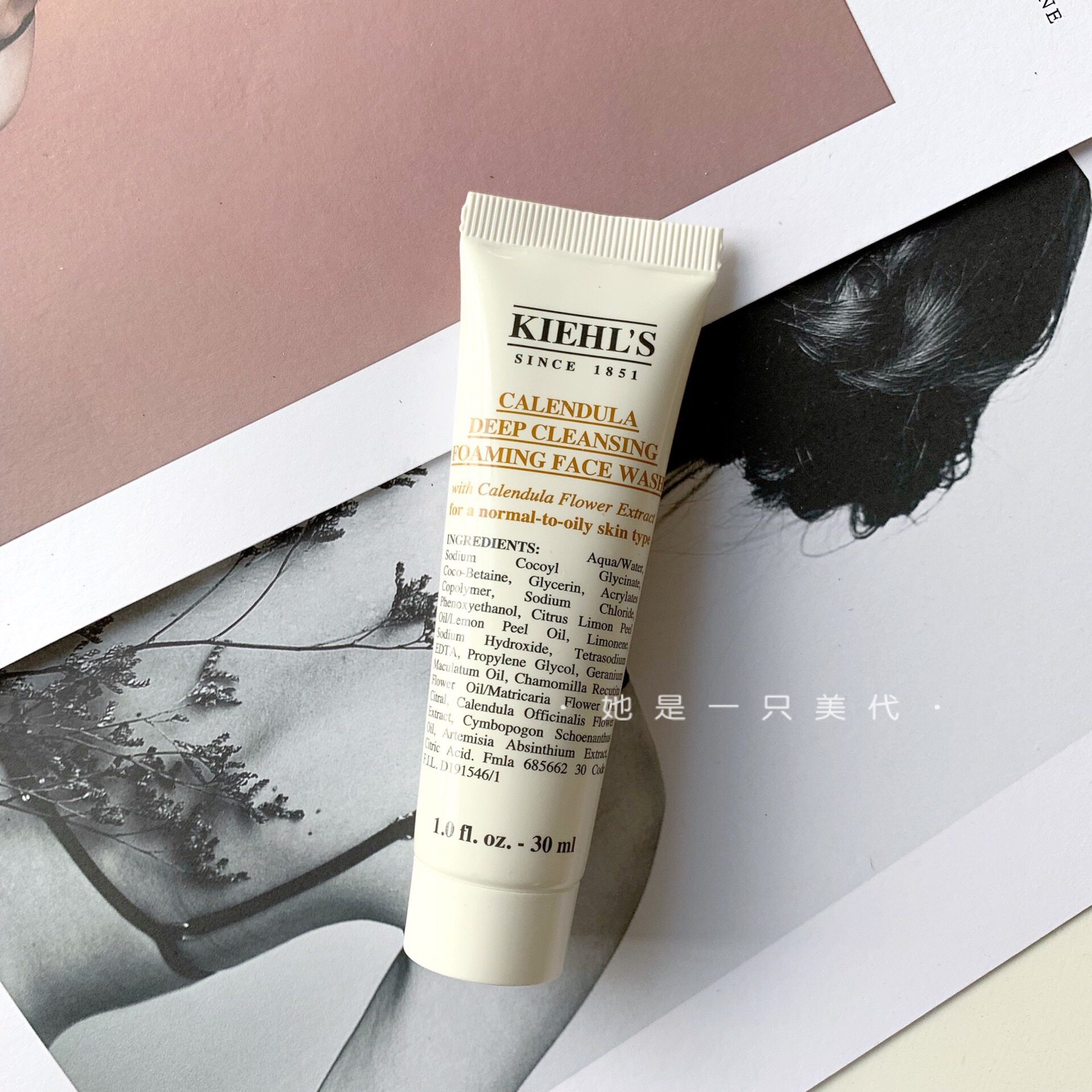 U.S. buy Kiehl's Kiehl's Kiehl's Calendula Amino Acid Facial Cleanser Cleansing Gel Medium Sample 30ml