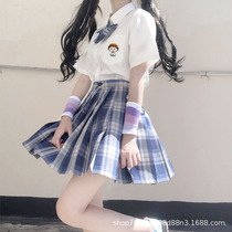 Cai Rolie JK Shirt with Cherry Small Balls Girl Original Uniform Embroidery Student Uniform College Uniform