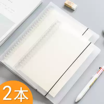 Loose-leaf notebook Cornell notebook small and fresh A5 removable coil grid clip B5 Loose-leaf paper wrong question grid notebook college students use blank grid efficient method removable shell