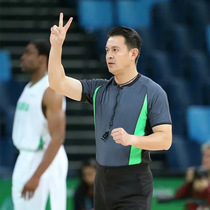 Wholesale cba basketball referee uniform professional basketball game referee jersey breathable and sweat-absorbent V-neck short-sleeved t-shirt t-shirt trousers