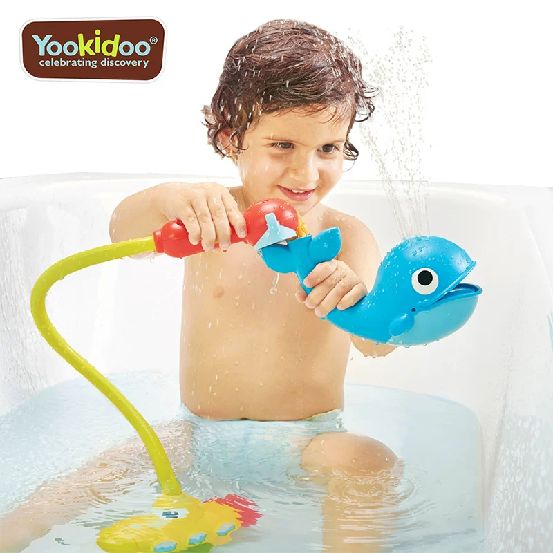 Yookidoo, настоящий импортированный гигиенический товар для детей для купания, игрушка для игры в воде, набор