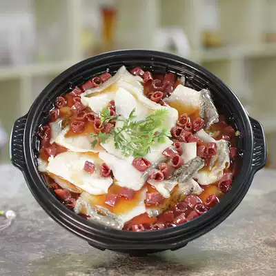 To customize simulation dishes model braised fish slices spicy crayfish Bullfrog fish head chicken soup food model