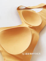 Half-waking air bra a piece of trace underwear suit female gathered small breast and breast anti-dropping thin