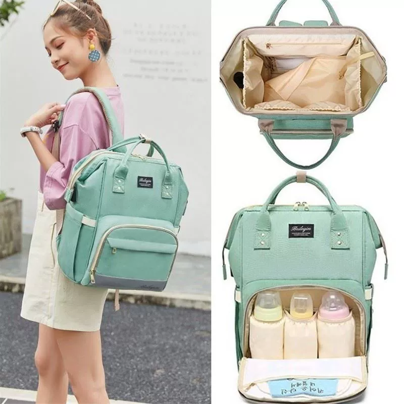 Mommy bag 2020 mới ba lô đi chơi lớn cho mẹ và bé túi du lịch thời trang ba lô túi mẹ Hàn Quốc - Túi / túi Baby