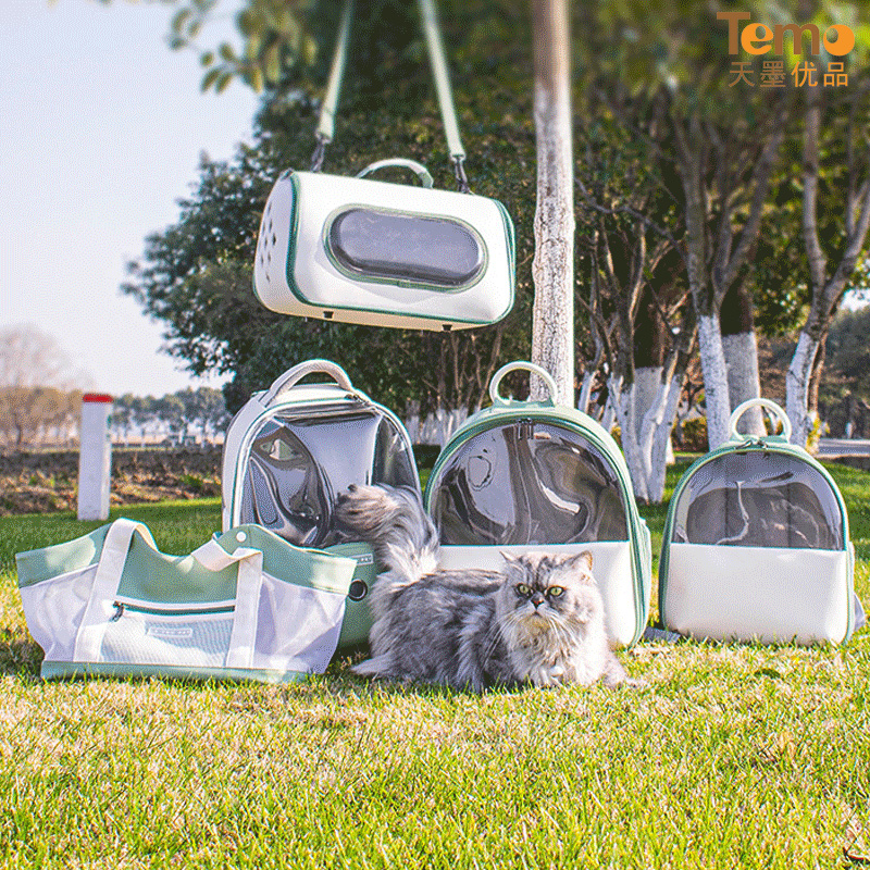 Cat Bag Out of portable cat Shoulder Bag Space Capsule double shoulder Pet bag Large capacity portable kitty Kitty Bag Cage Dog Bag