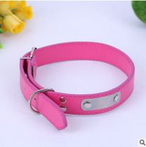 Earth dog tie dog collar Chain tie dog collar Adjustable dog collar Small dog Bomei Teddy collar skin