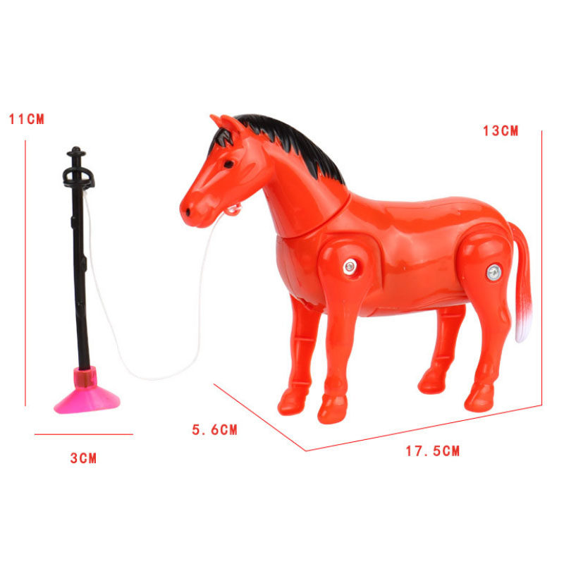 Детские игрушки для прыжков 电动绕桩马玩具  儿童仿真马会跑转圈圈小马旋转动物马桩跑圈玩具 OTHER