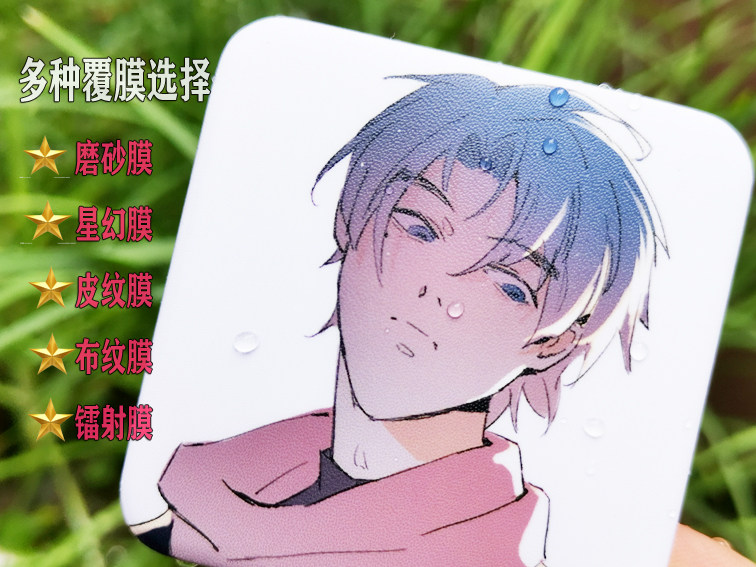 Animation peripheral square badge customized community personality chest custom listed TongChang school emblem enterprise chest ordering