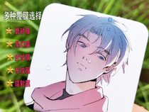 Animation peripheral square badge custom club personality badge custom listed school badge custom-made