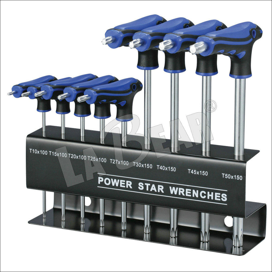 Imported inner hexagonal plum blossom wrench plus hard T15T20T25 lathe brake sheet wrench