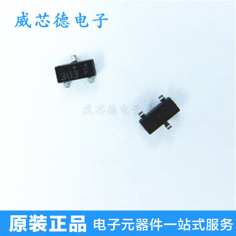 Original FDV303N FDV303N FDV303N-NL SOT-23 SOT-23 version printed 303 MOS tube