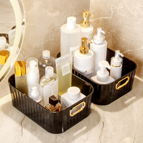 Light Extravagant Desktop Cosmetics Containing Box Dresser Facial Mask Skin Care Products Tea Table Debris snacks transparent finishing basket case