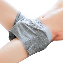 Mens underwear niche Arrow pants mens slit large size boxer briefs comfortable loose boxer briefs summer trendy pants