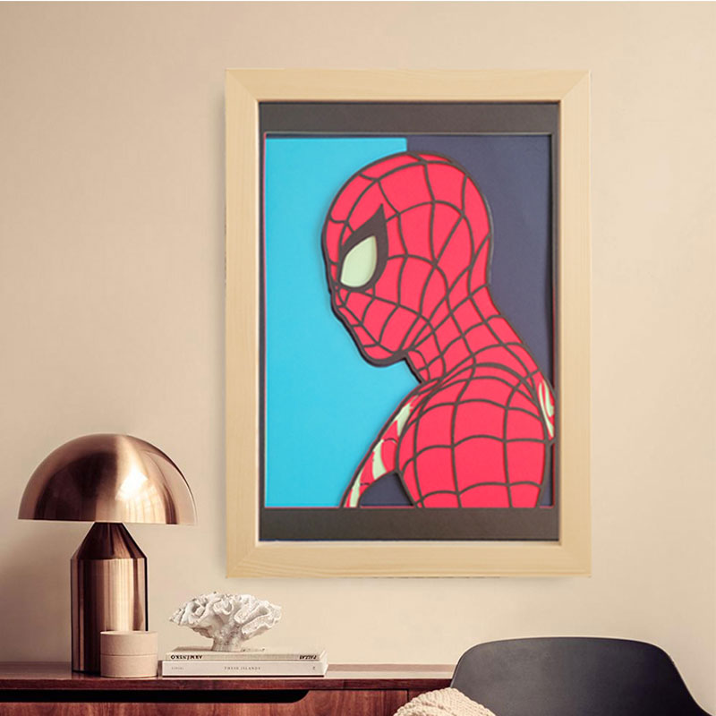 蜘蛛侠 spider man 立体剪纸