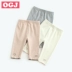 Quần legging bé gái mặc mùa hè mỏng bằng cotton cotton nguyên chất 1-3 tuổi cho bé 2 bé gái cắt quần công chúa - Quần