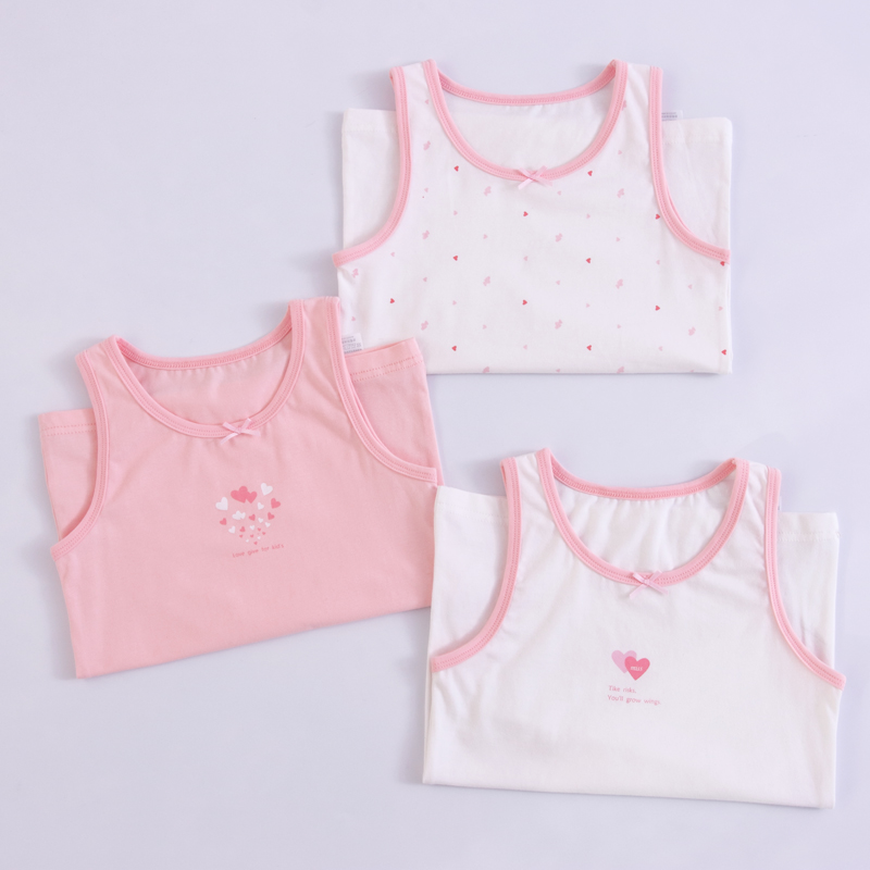 Girlvests mặc mùa xuân và mùa hè bông mô hình mỏng bé bụng gần trẻ em đồ lót cô gái con trai áo.