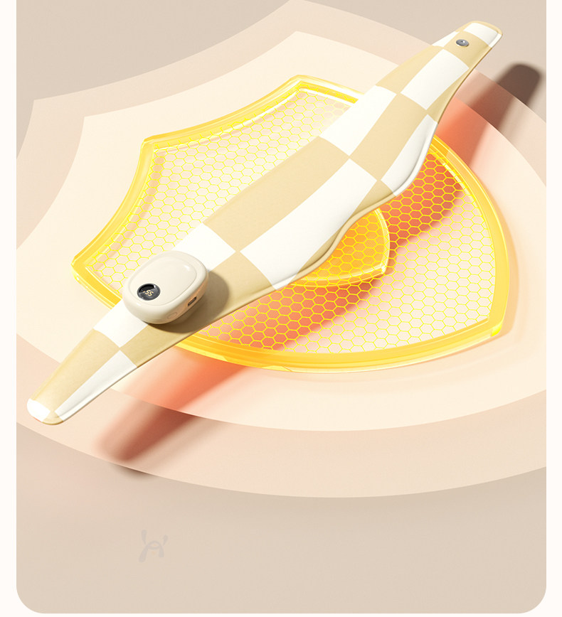 【中国直邮】 爱生活 热敷暖颈贴 护颈舒缓颈部 可充电围脖 保暖石墨烯自发热恒温加热 弥粉