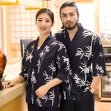 Японский ресторан официант рабочая одежда японская кухня одежда для суши -ресторан шеф -повар для работы официант мужская одежда Мужчина и женщины лето