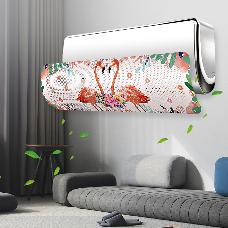 Air conditioning windshield household air guide ventilation windshield moon anti-direct blow guide windshield windshield wall hanging air conditioning windproof baffle