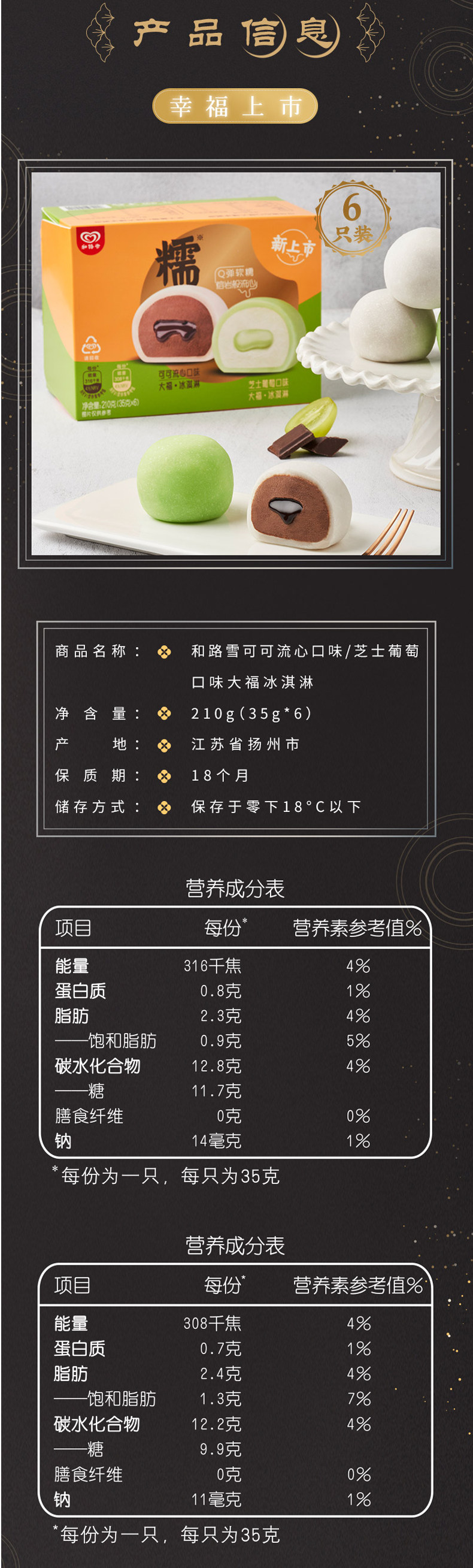 和路雪冰淇淋  千层雪 18支+ 大福12支 图9