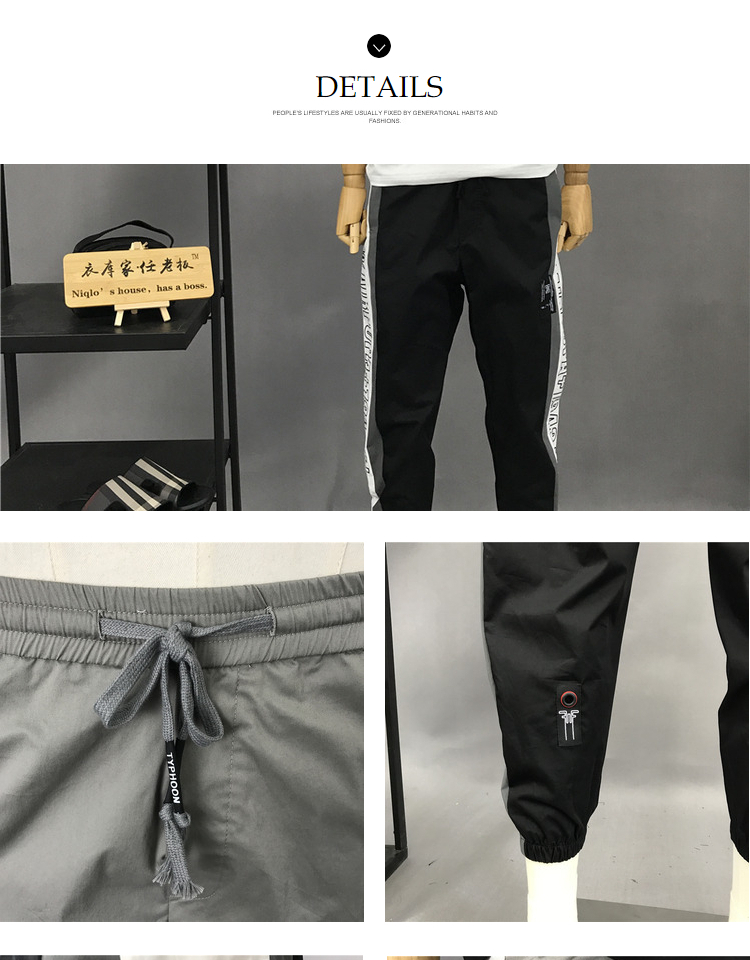 Summer 2019 hè mới quần nam ống quần bó sát nam phiên bản Hàn Quốc miệng chín quần nam - Crop Jeans quần áo nam đẹp