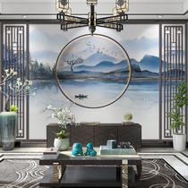 Customized bamboo wood fiber integrated wall panel 8D TV background wall painting living-room quick fit plate protection wall panel decoration background wall