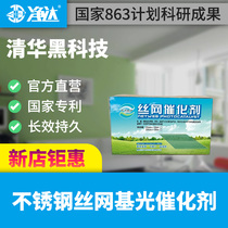 Nano-titanium dioxide photocatalyst screen