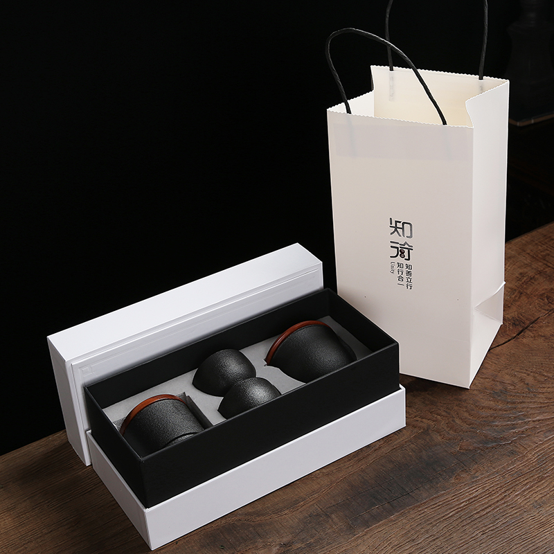 Ceramic crack cup tea set a second pot two POTS portable contracted Japanese tea custom logo