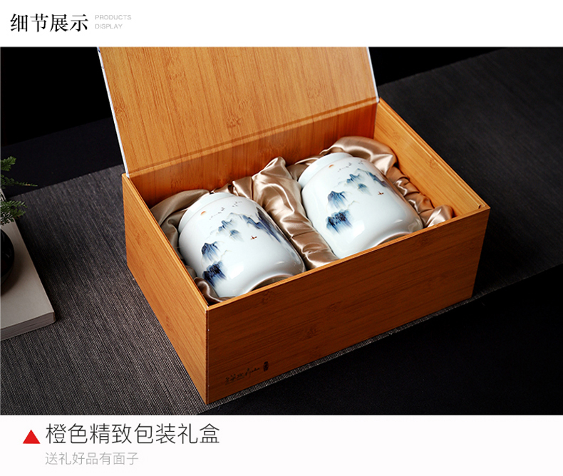 Caddy fixings packaging gift boxes empty empty box gift box longjing green tea, white tea, black tea in the common custom
