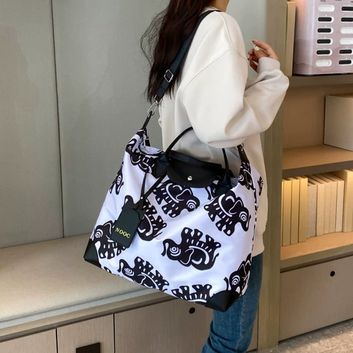 Сумка для путешествий, портативная нейлоновая вместительная и большая сумка через плечо на одно плечо для матери и ребенка