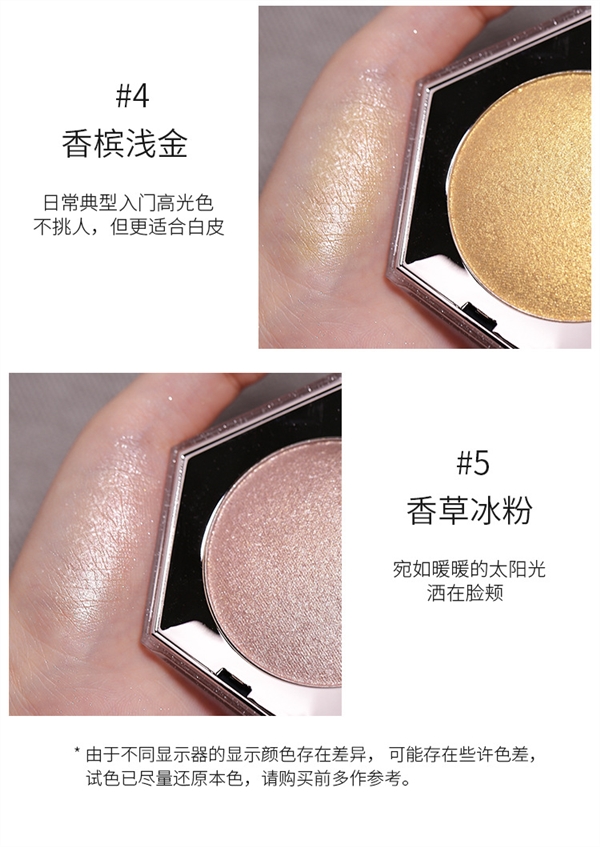 Angels Diamond Highlight Glossy Brightening nghiền Khoai tây Làm sáng lấp lánh Ngọc trai Ánh sáng Khả năng sửa chữa Pancake Unicorn - Bột nén các loại phấn phủ tốt
