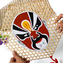 Kindergarten wall hanging decoration hexagonal bamboo sheet theme corridor hanging works Bamboo mesh frame Forest department corner new