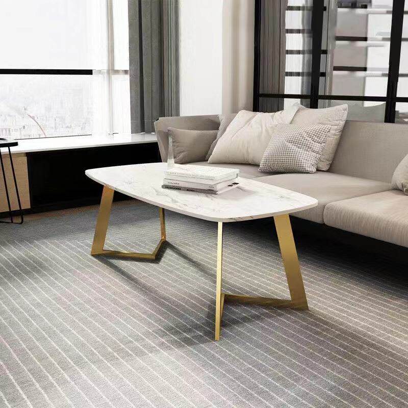 Nordic tea few minimal modern small marble tea few iron art room rectangular tea table