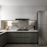 Пайпиано кабинета индивидуальная современная минималистская общая реконструкция кухни в качестве кварцевого камня столешница