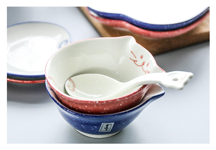 Tinyhome snacks Japanese creative ceramic tableware bowls of rice bowls bowl of sauce bowl of soup bowl of household food dish