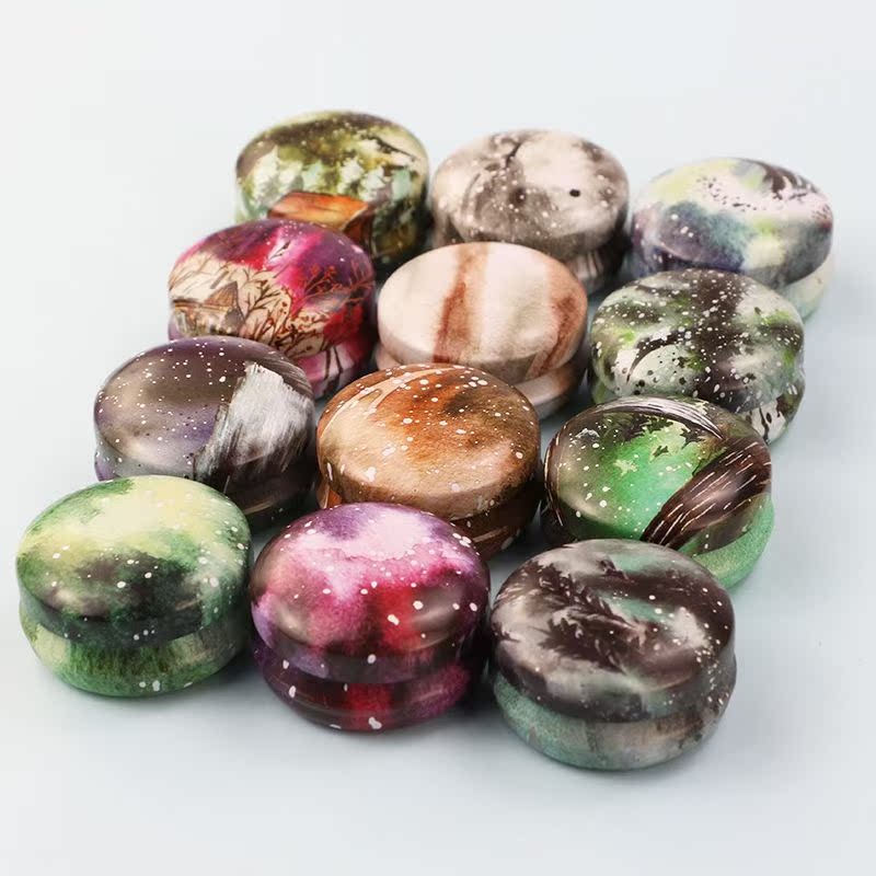 Fragrant Cream Empty Box Mini Small Iron Case Paste Body Split Box Horse Mouth Iron Round Iron Case Gromwell Paste Mint Paste Spiced Body