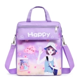 Льняная сумка, сумка через плечо, мультяшный рюкзак, ранец подходит для мужчин и женщин, в корейском стиле