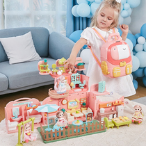 Children Emulation Big Book Bag Toy Girl Bedroom Over Home Kitchen Dream Doll Lodge Baby Birthday Present