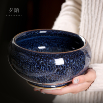 Jingdezhen Yao Chang Tianmu tea washing large special everyone uses ceramic Japanese Zen washing cup to wash Kung fu spare parts