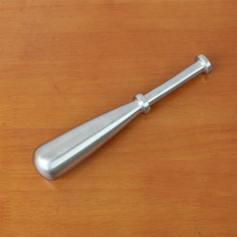 Precision-Cast Solid 304 Stainless Steel Pestle and Mortar for Crushing Traditional Chinese Medicine, Solid Waste, Ingredients, Spices, and Chili Peppers