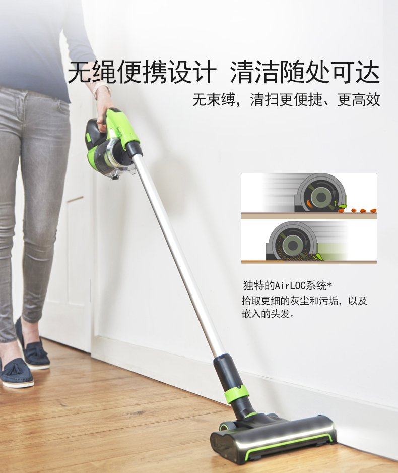 Máy hút bụi gia đình Gtech Jutu Không dây Trang chủ mạnh mẽ Im lặng cầm tay nhỏ Công suất cao - Máy hút bụi máy hút bụi panasonic 1800w