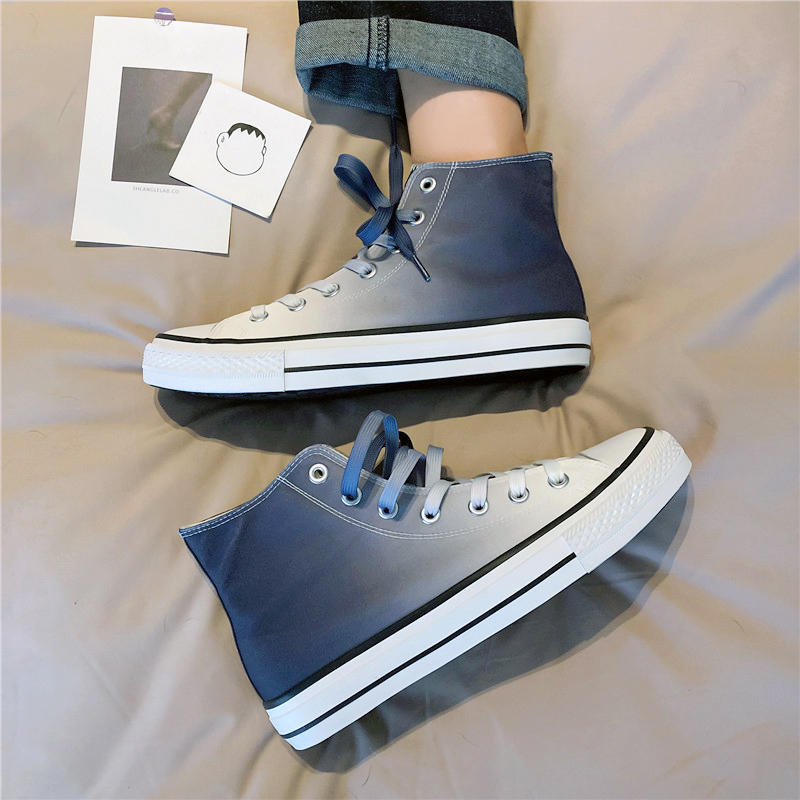 Sails Shoes Men's Breathable Couple High Cylinder Board Shoes 2022 New Men's Shoes Trends 100 Hitch Summer Casual Sports Tide Shoes