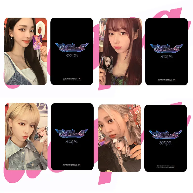 AESPA новый альбом Girls same card Live Event Photo Card живое карточка коллекция маленькая карточка