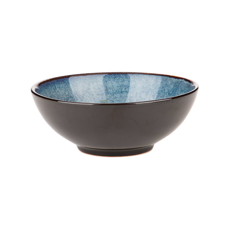 Ceramic bowl household Japanese restore ancient ways of creative move large 7.5 inch soup bowl noodles salad bowl microwave tableware