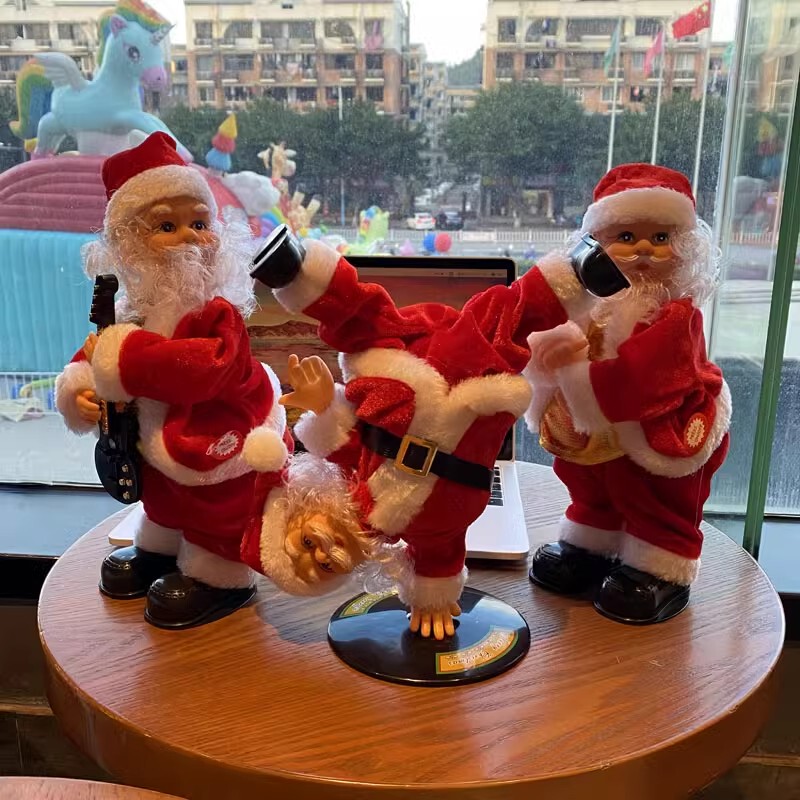 Inverted Spinning Dancing Butt-Twisting Electric Hip-Shaking Santa Claus Christmas Gift Moving Doll Christmas Toy Inverted Spinning Dancing Butt-Twisting Electric Hip-Shaking Santa Claus Christmas Gift Moving Doll Christmas Toy