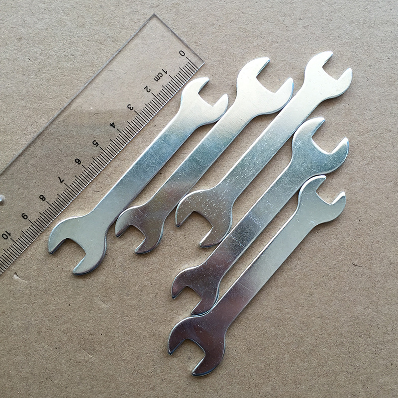 Stamping wrench Manual opening iron torque hex wrench Galvanized hand wrench Hardware tools