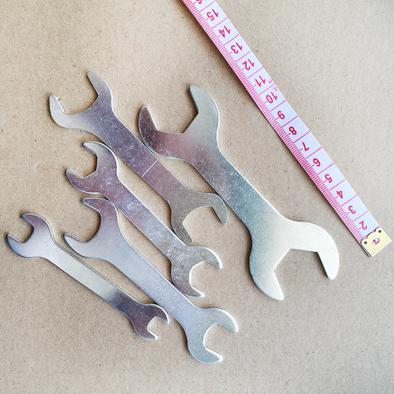 Open-end wrench wrench Manual dual-use iron hardware tools Open-end torque simple disposable stamping wrench